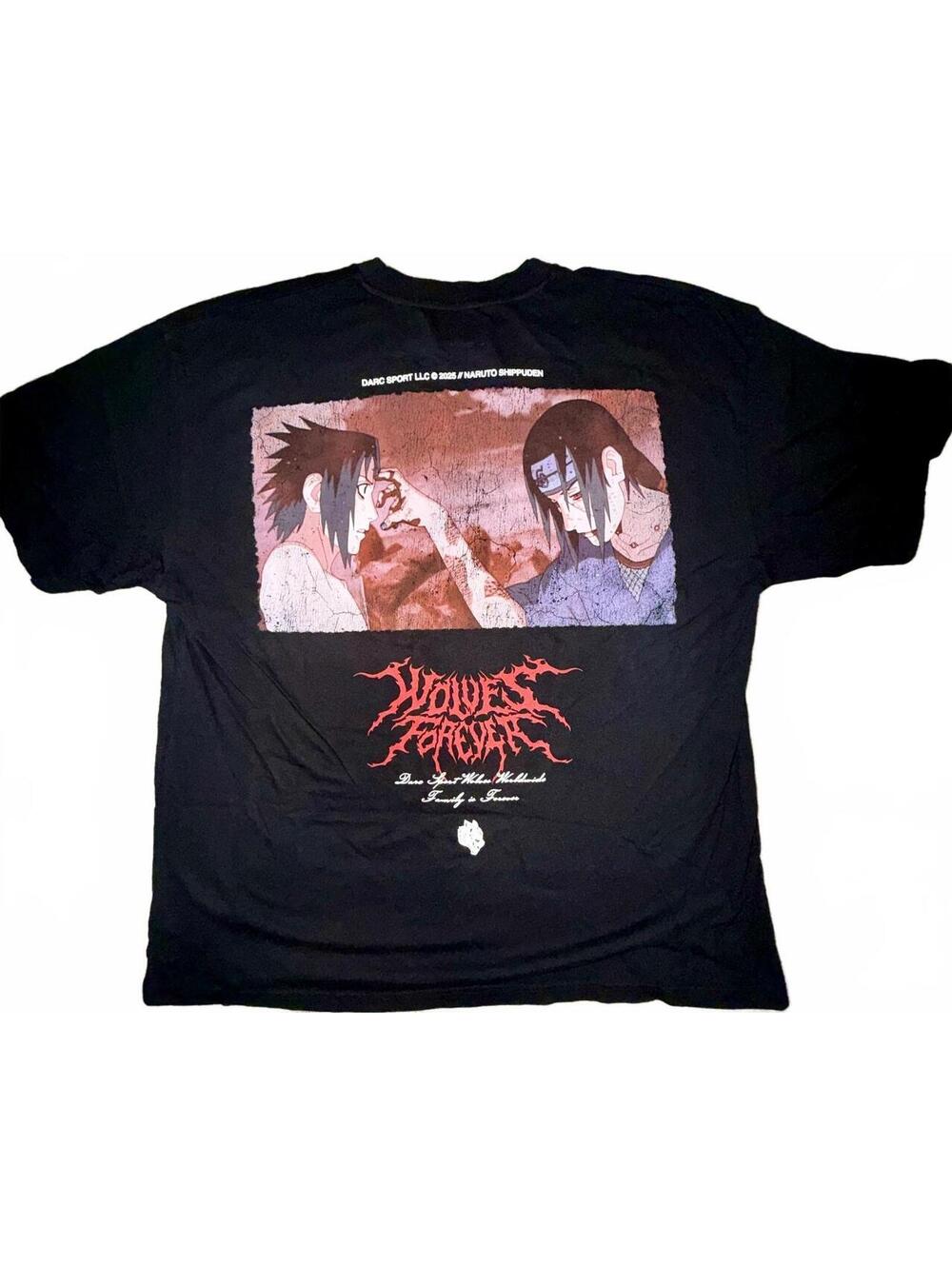 Darc Sport x Naruto Uchiha Sasuke Itachi Graphic shirt 2XL